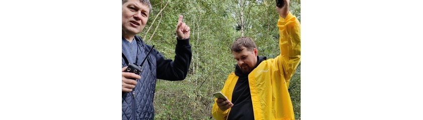 Приёмка заказчиком: совместный тест работы раций в лесу